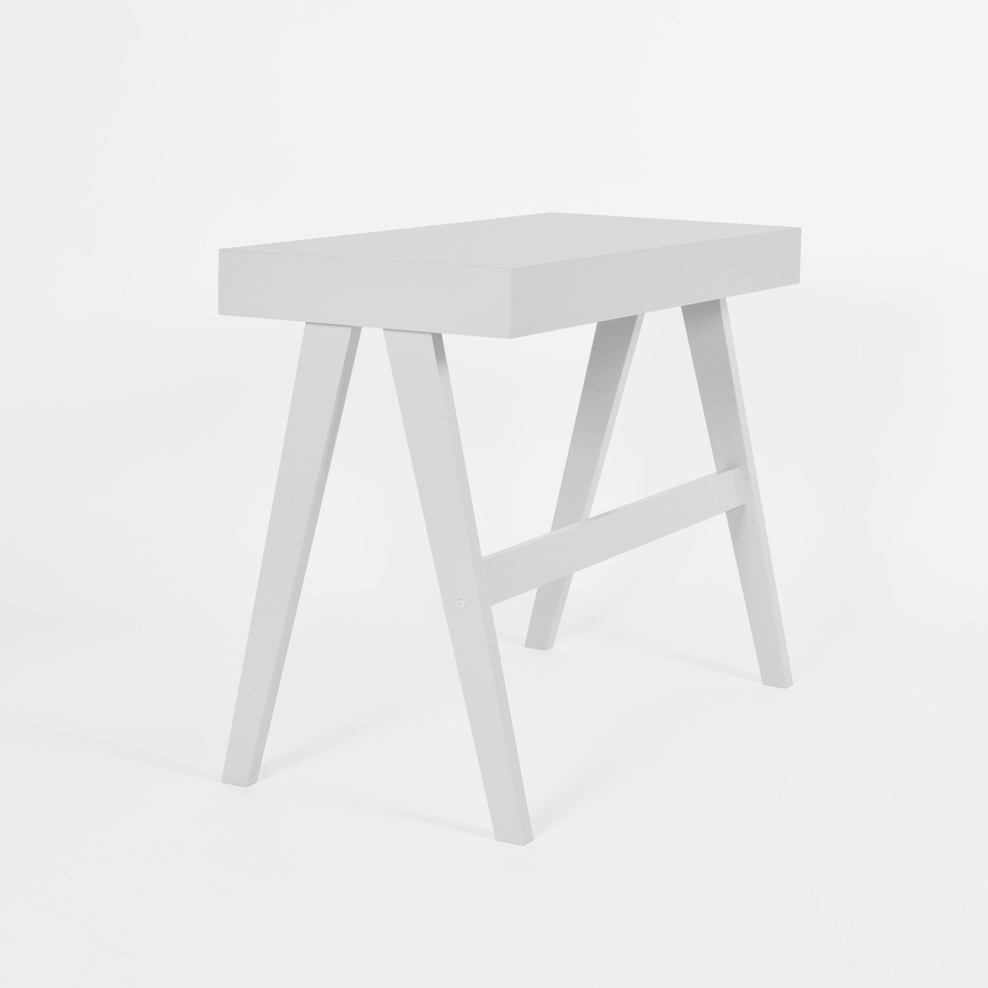 escrivaninha 2 gavetas olivia branco tras e lateral