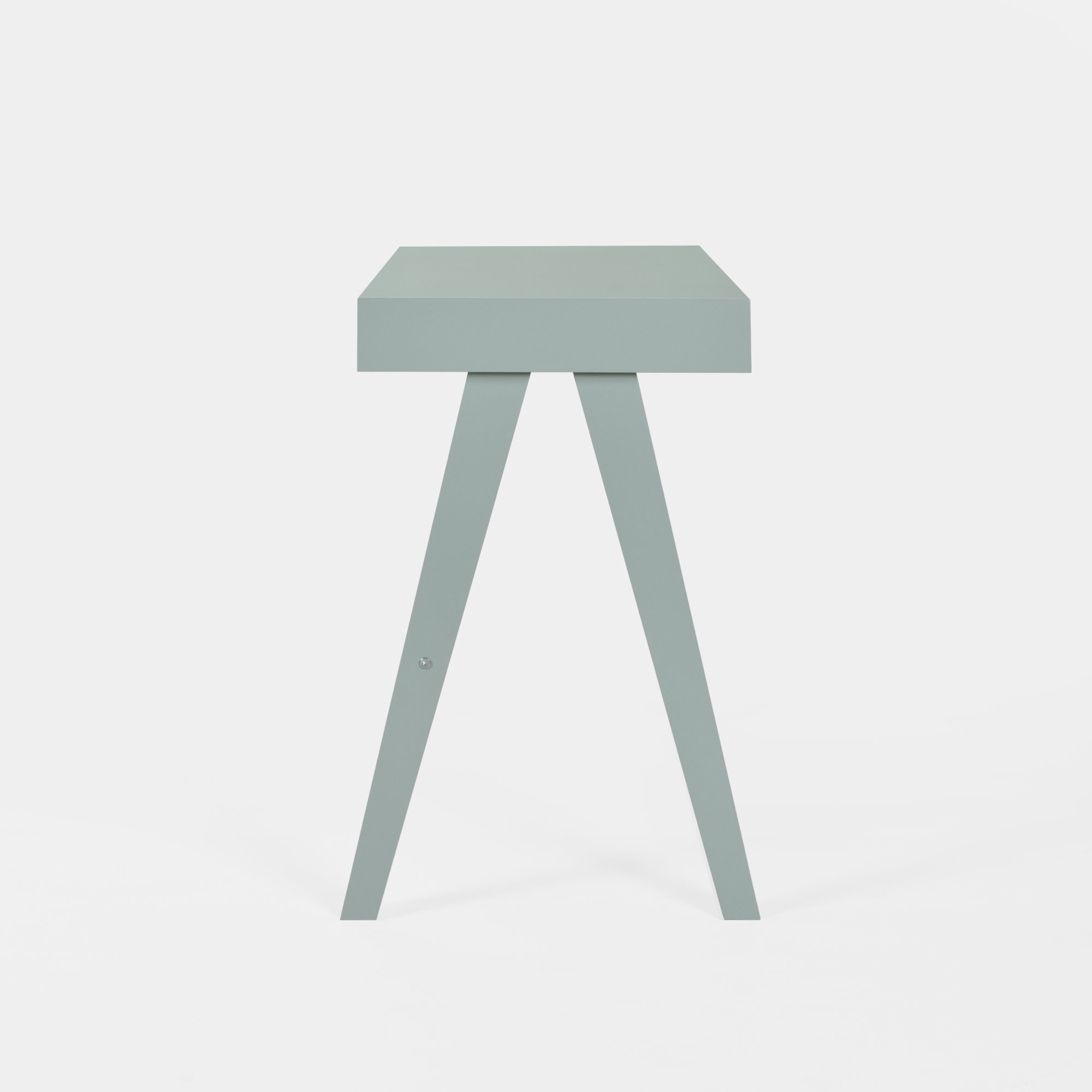 escrivaninha 2 gavetas olivia verde oliva lateral