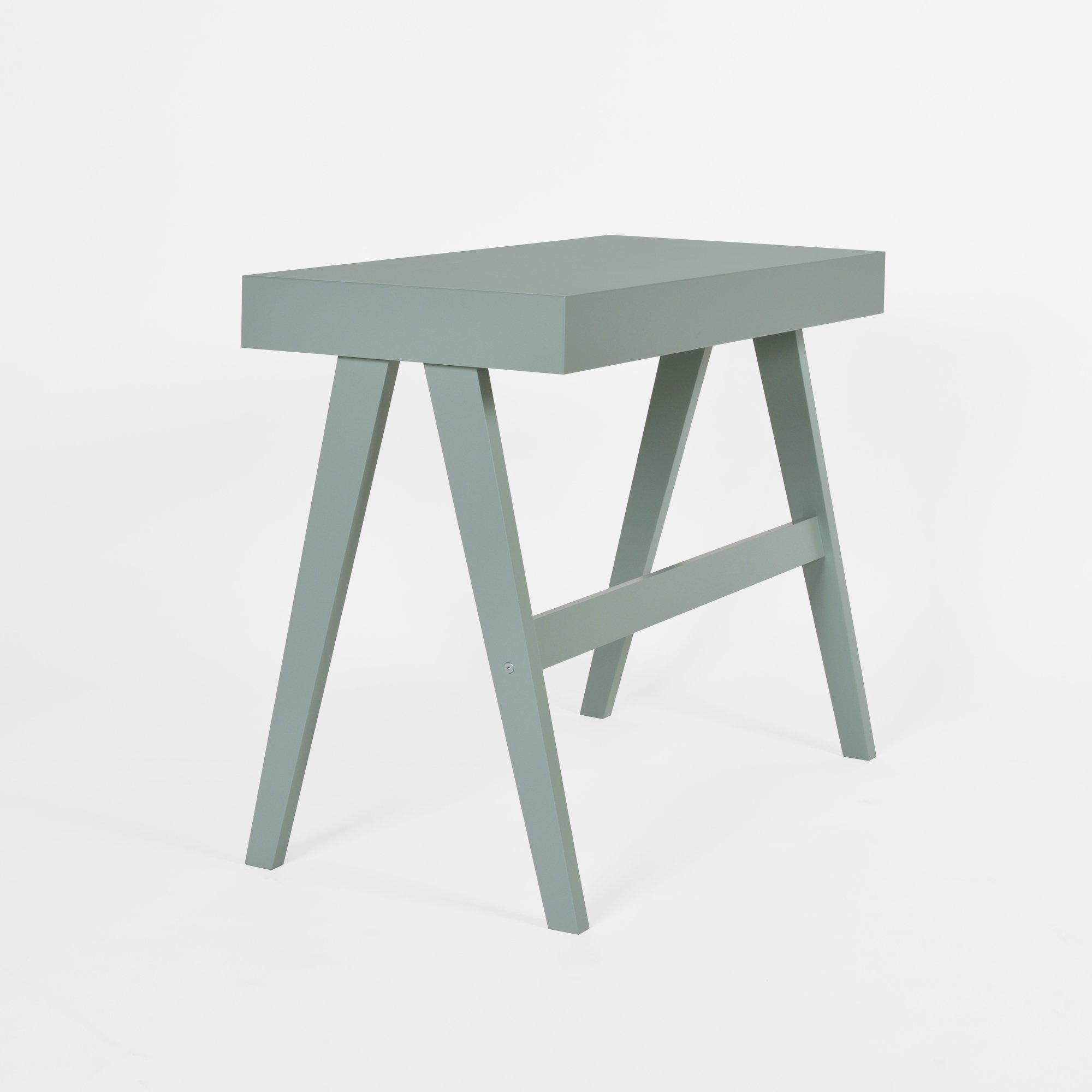 escrivaninha 2 gavetas olivia verde oliva tras e lateral