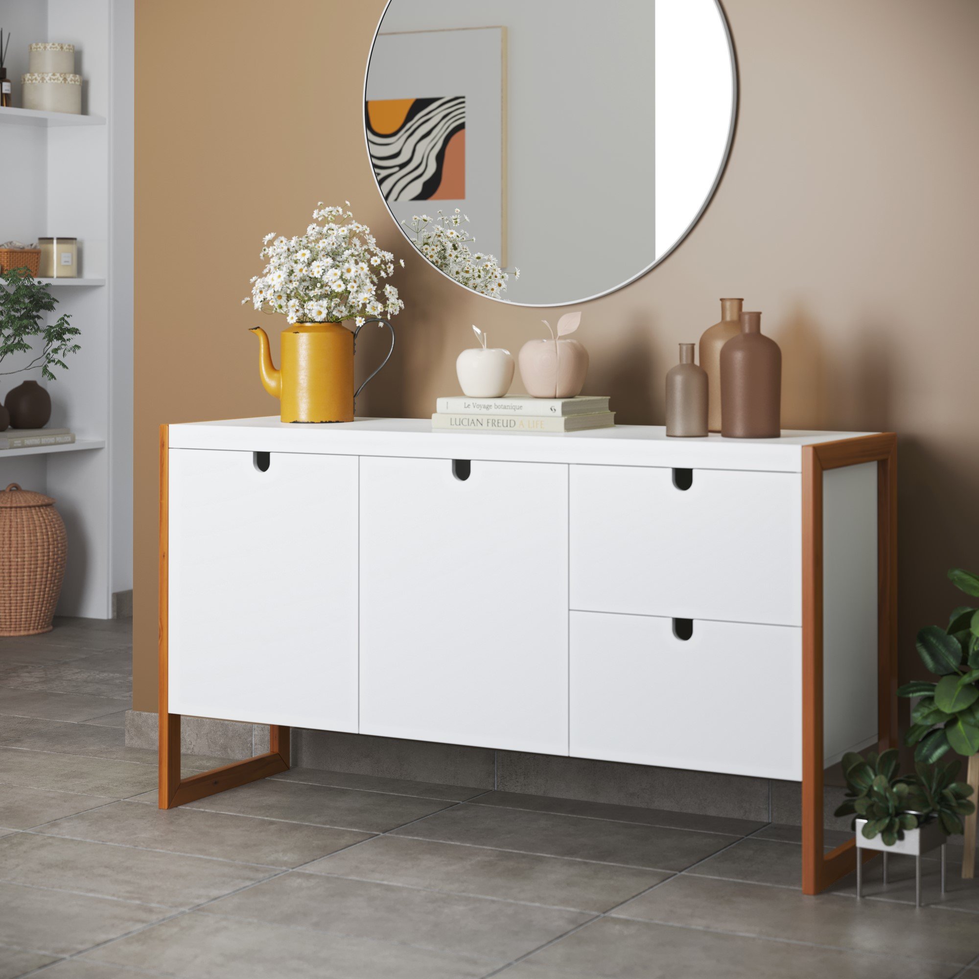 2000 x 2000 amb balcao 2gp2 branco