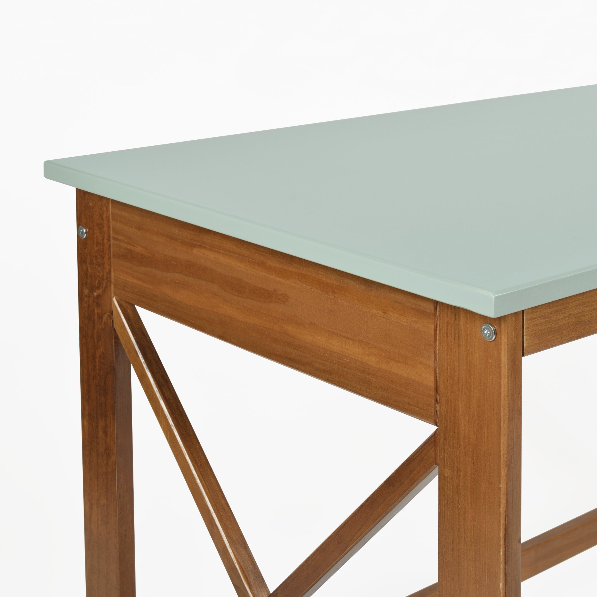 escrivaninha klein verde oliva e mel 3 de 3