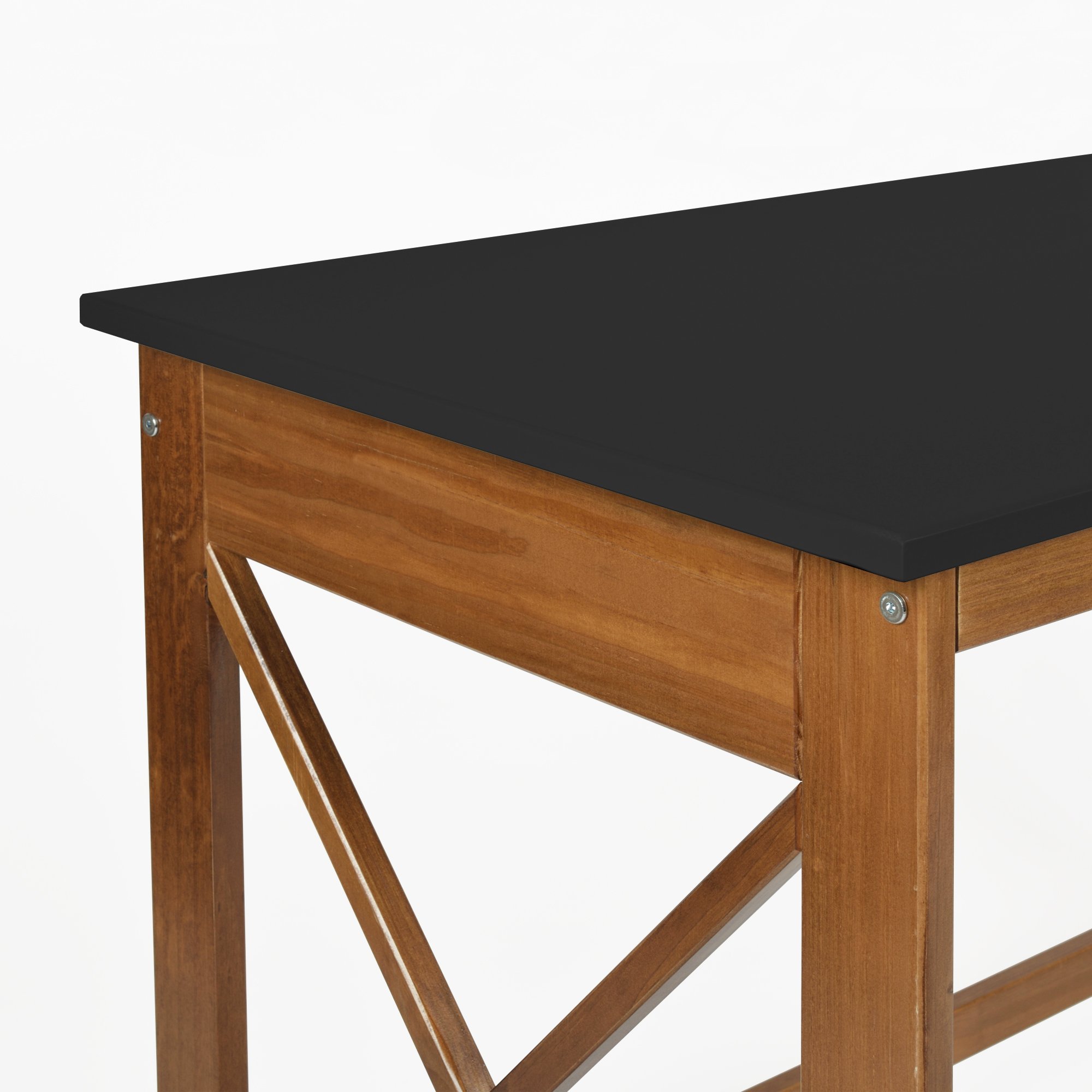 escrivaninha klein preto e mel 3 de 3