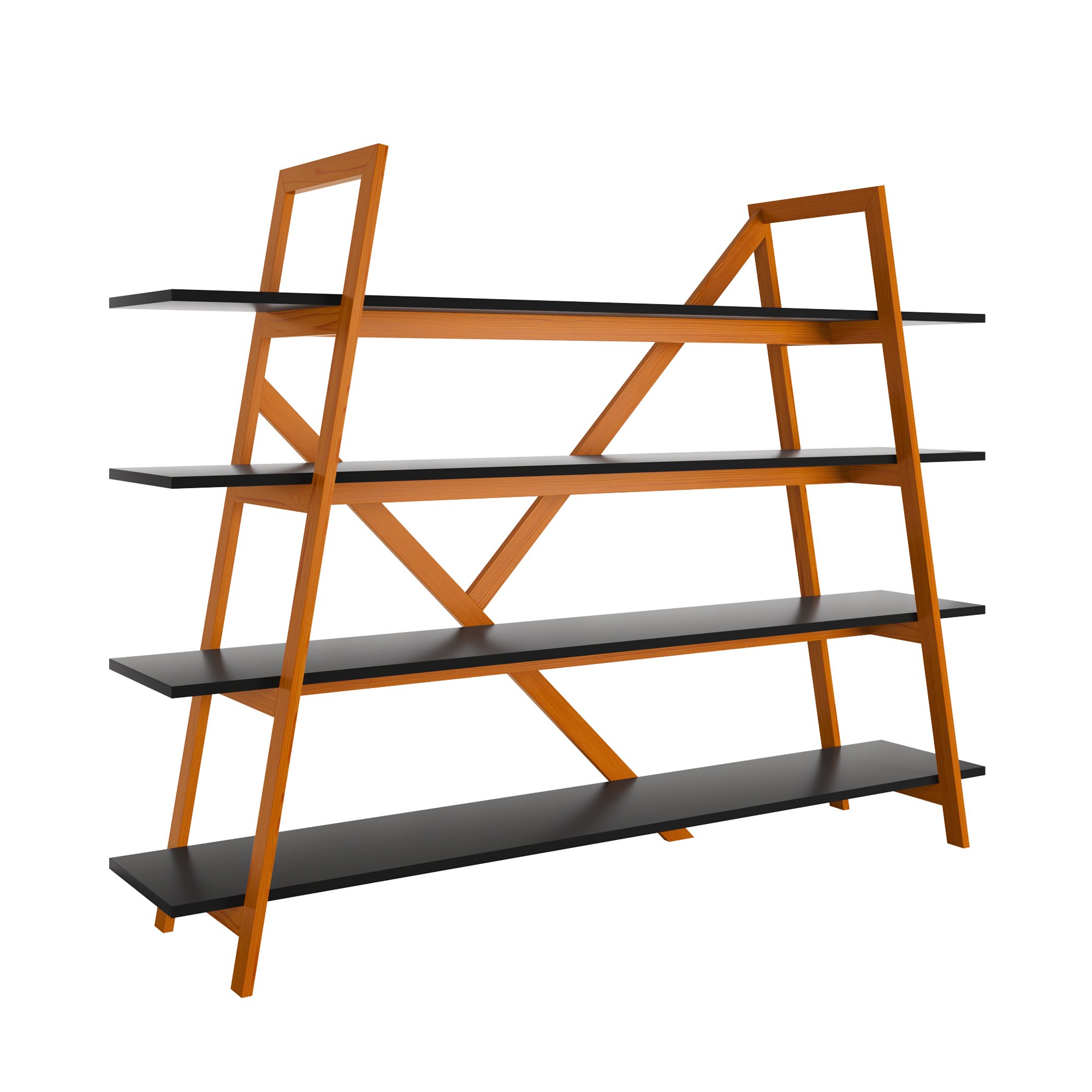 estante joyce preto e mel