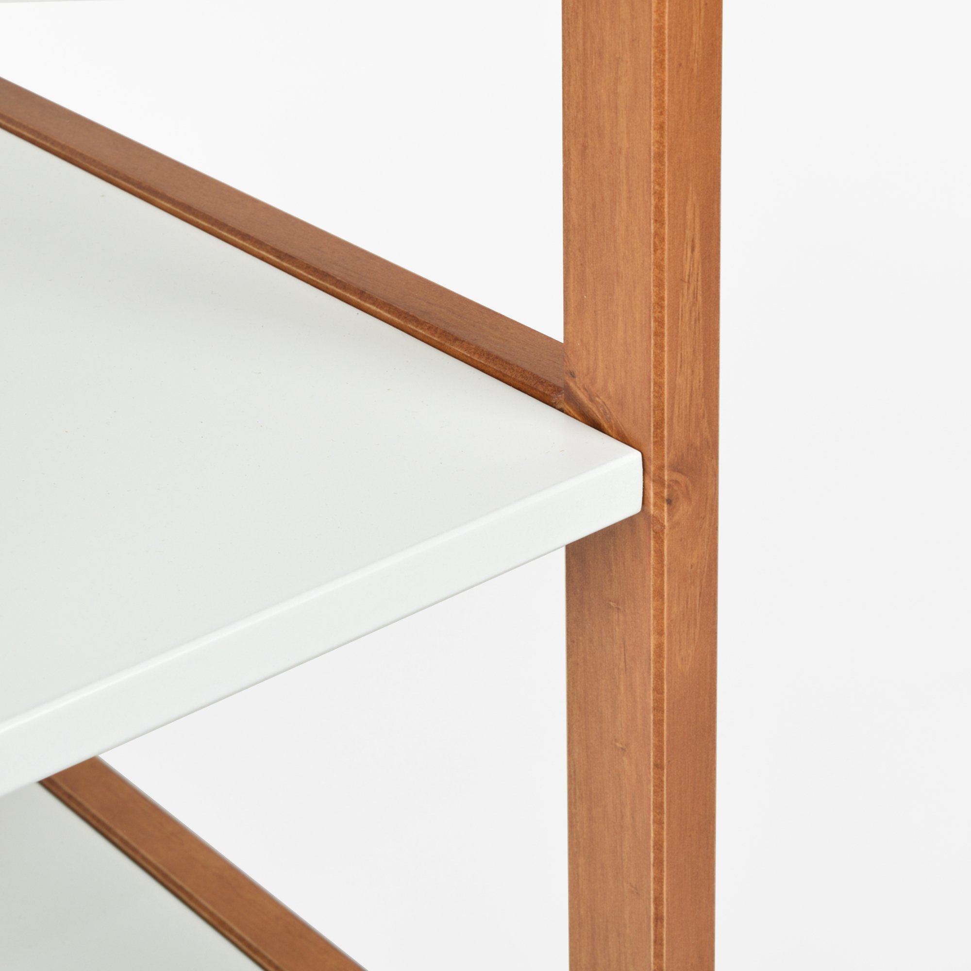 gaveteiro mesa de cabeceira joyce 1 gaveta branco e mel