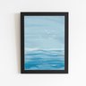 quadro oceano moldura pinus 45 5 cm x 33 5 cm preto