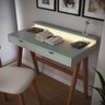 escrivaninha olivia com led verde oliva