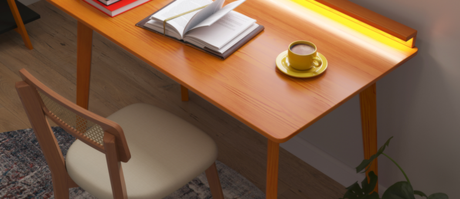 Luz e Design: Inspiração para sua Escrivaninha Perfeita