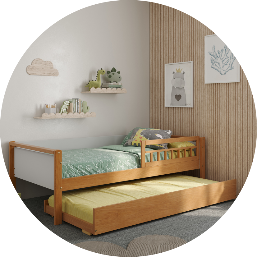 bicama com auxiliar inteiro