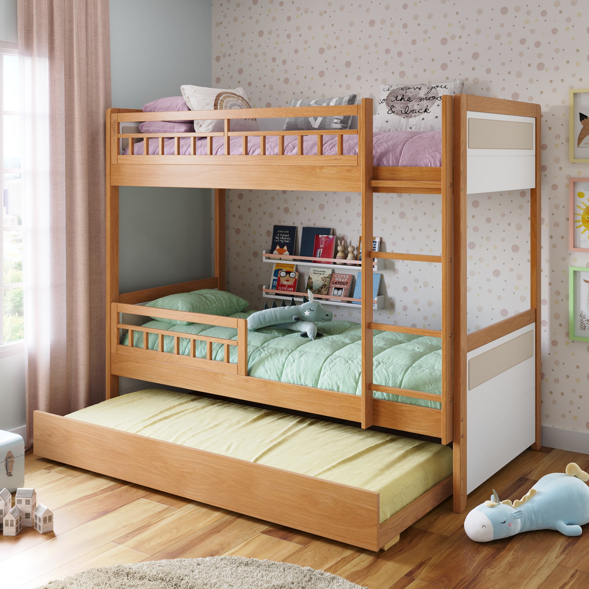 amb beliche com cama auxiliar