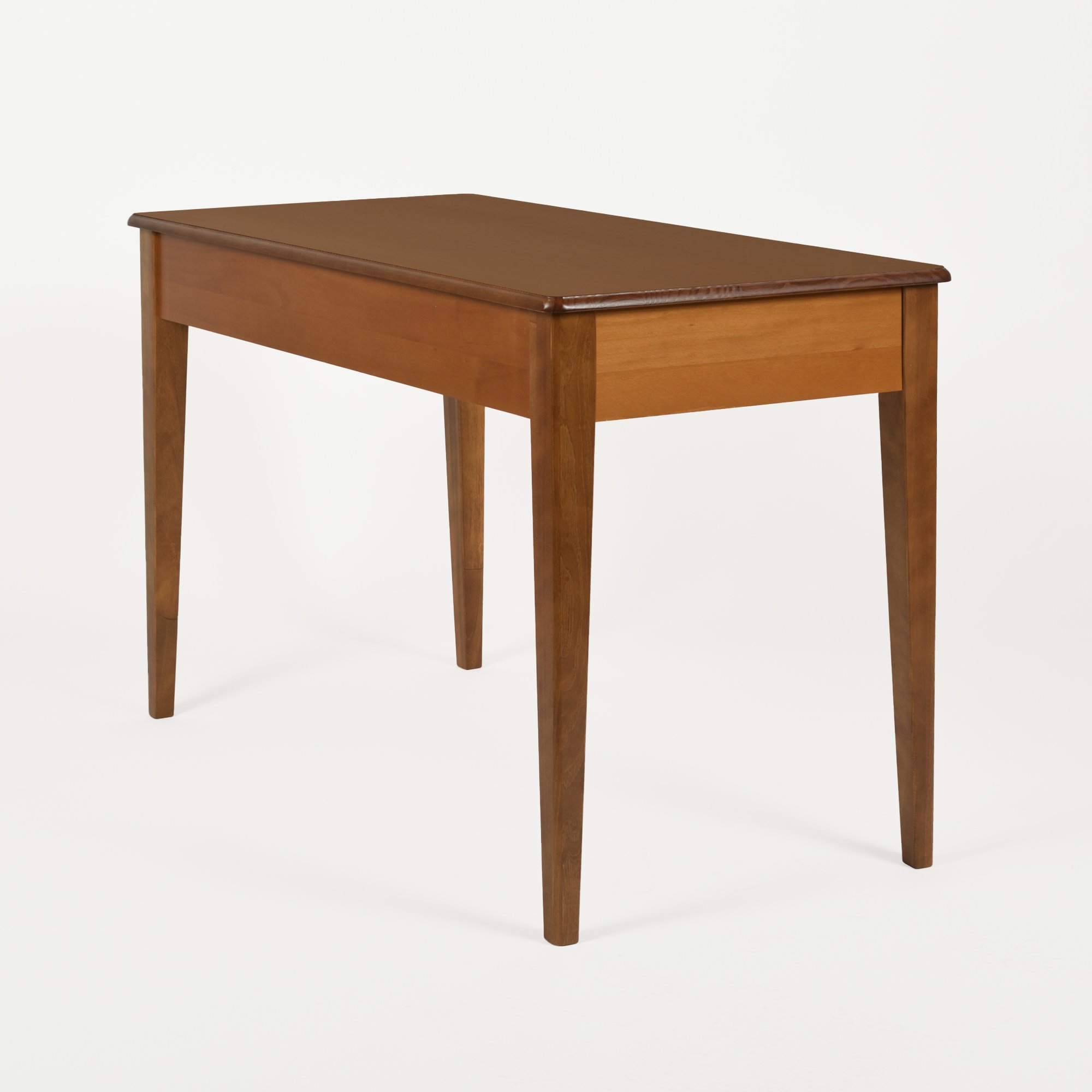 escrivaninha 2 gavetas manhattan 100 madeira macica amendoa