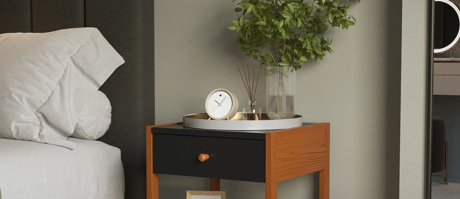 Mesinha Cabeceira em Madeira - Casa huma Mesinha Cabeceira em Madeira - Casa huma