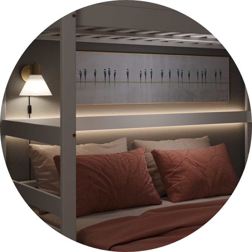 luz led traseira