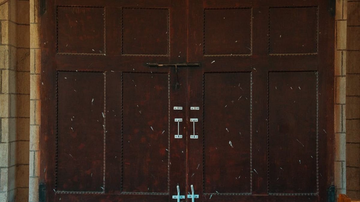porta de madeira