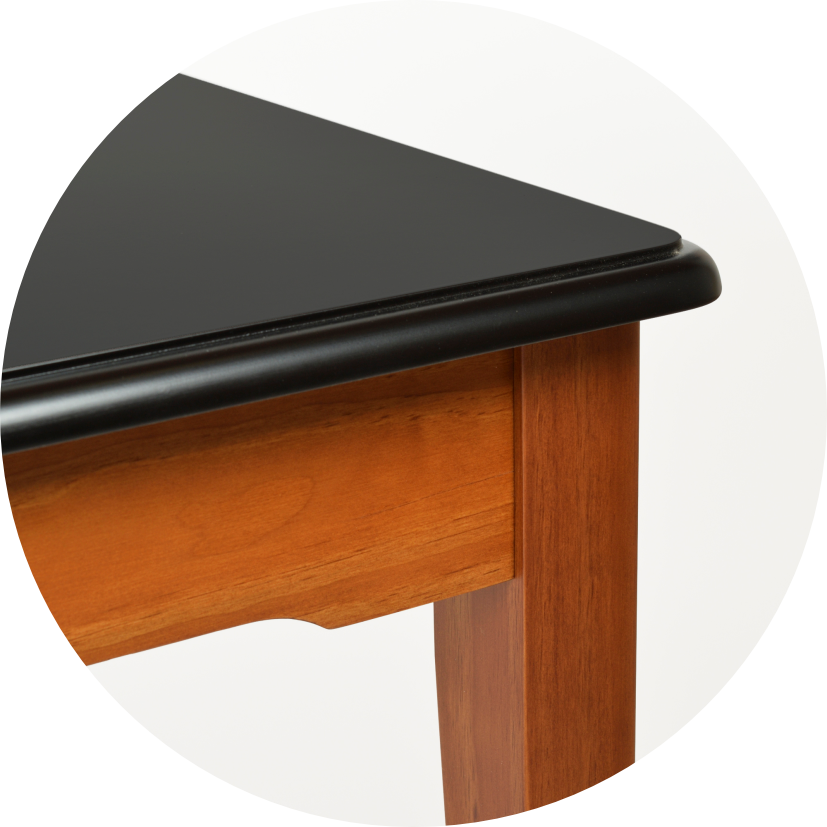 escrivaninha manhattan 135 cm x 75 cm preto redonda 05
