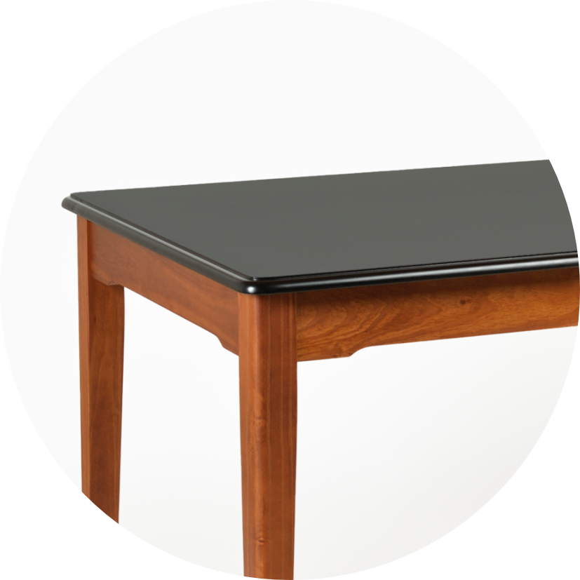escrivaninha manhattan 135 cm x 75 cm preto redonda 06
