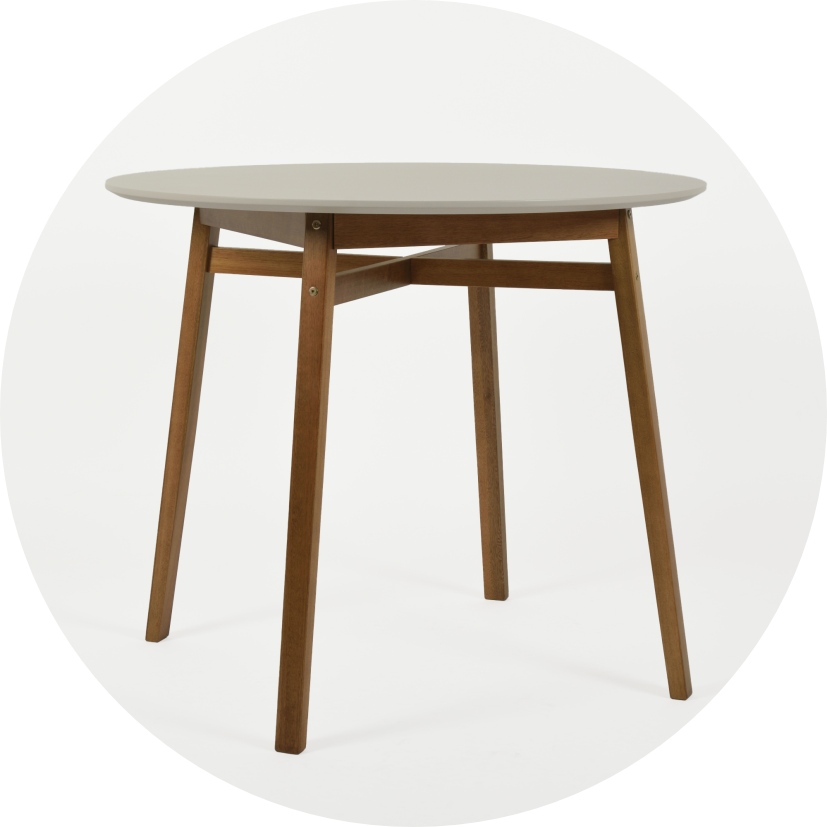 mesa de jantar livia 90 cm redonda off white e amendoa redonda 01